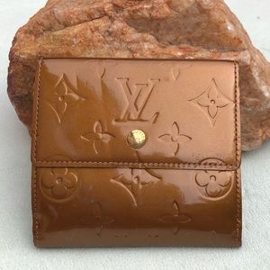 Louis Vuitton Monogram Vernis Porte Mannaie Billets Cartes Wallet AUTHENTIC